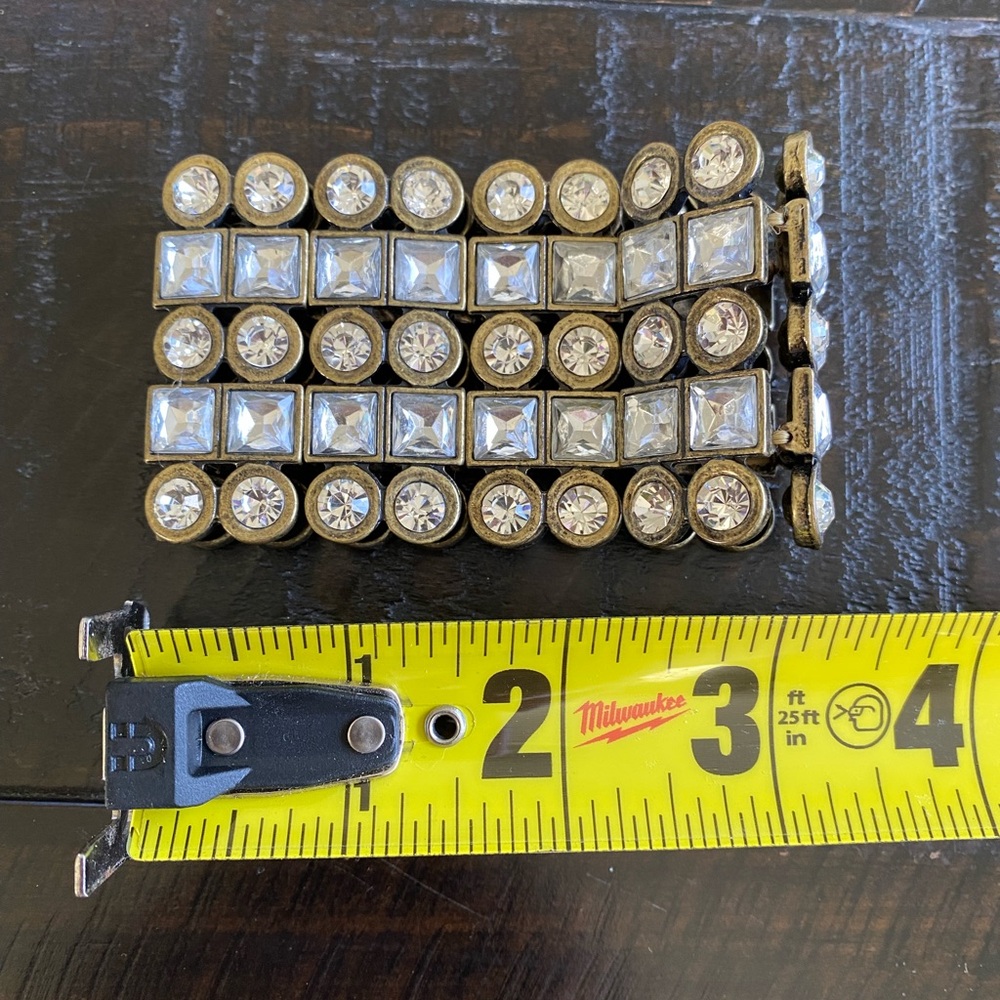 Crystal Multi-Row Stretch Bracelet - image 6